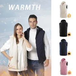 Winter Women District 11 Intelligent Self-Heating Vest Cold-Proof Thermal Vest Men's USB Rechargeable Couple Warm-Keeping Vest