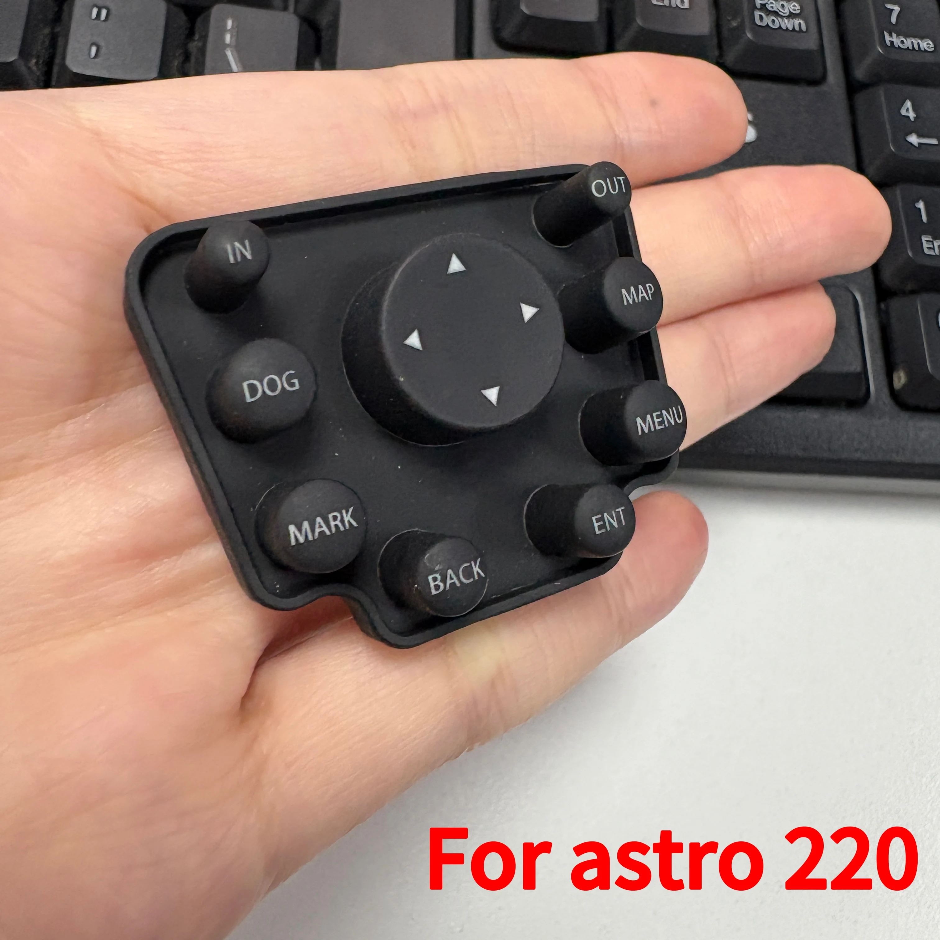 

For GARMIN Astro 220 Rubber Keyboard With Action Button Keypad Aging Replacement GPS Handheld Repair Part