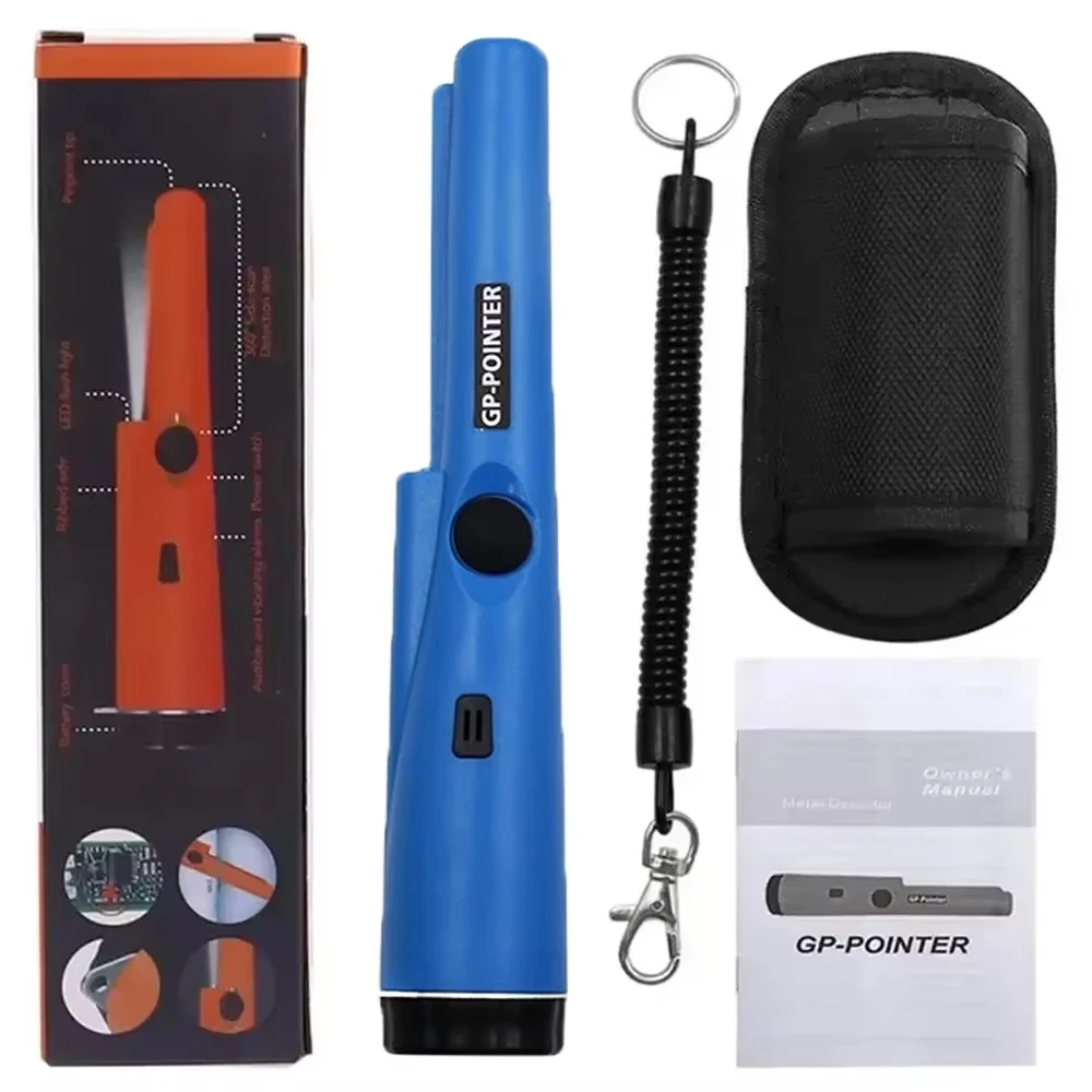 New High QualityHandheld Metal Detector GP-pointer Waterproof Positioning Rod Detecting With Bracelet LED Lights