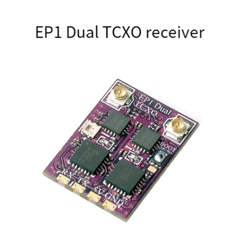 【اشتريها الآن!】3X لجهاز استقبال Happymodel EP1 DUAL TCXO ESP32 2.4Ghz 2400-2480Mhz CRSF ELRS Mini FPV Racing Drone Receiver EP1 DUA