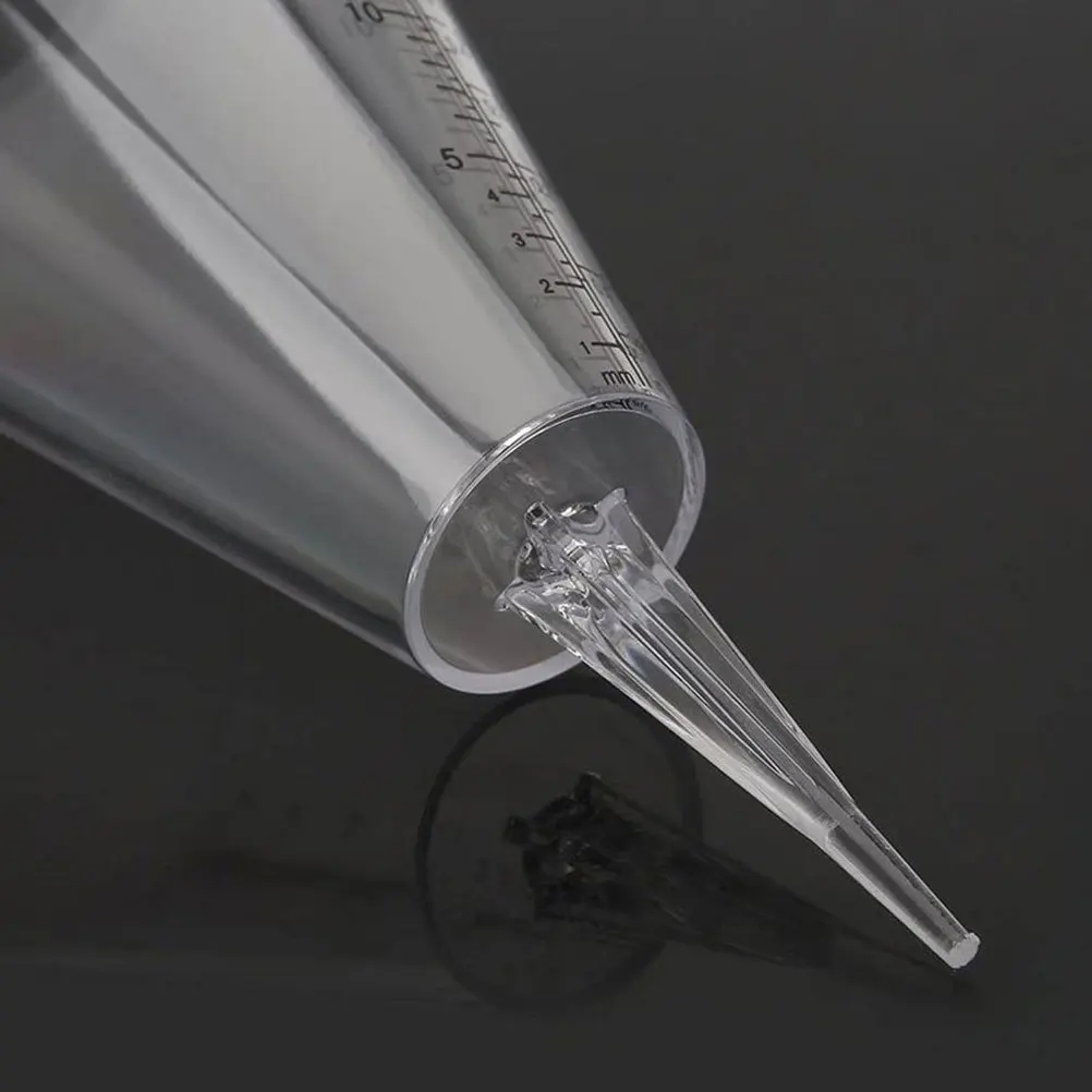 

Transparent Rain Gauge Cone Design for Outdoor Garden Watering Rain Measuring Cup with Clear Scale Durable Plastic Material