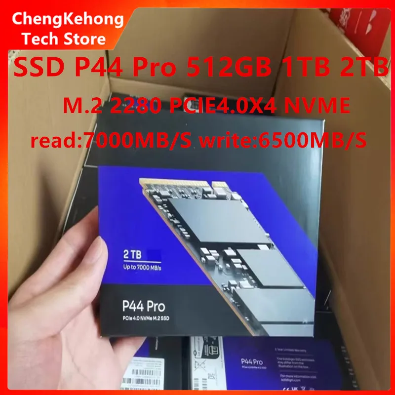 Neues Original für SOLIDIGM&Hynix Intel SSD P44 Pro 2T 1T 512G M.2 2280 NVMe PCIe 4.0X4 DRAM Cache Solid State Drive