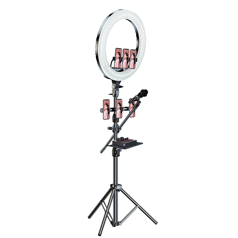 18 Inch Live Stream Filling Light Lighting Light Mobile Phone Live Stream Bracket Beauty LED Photography Light