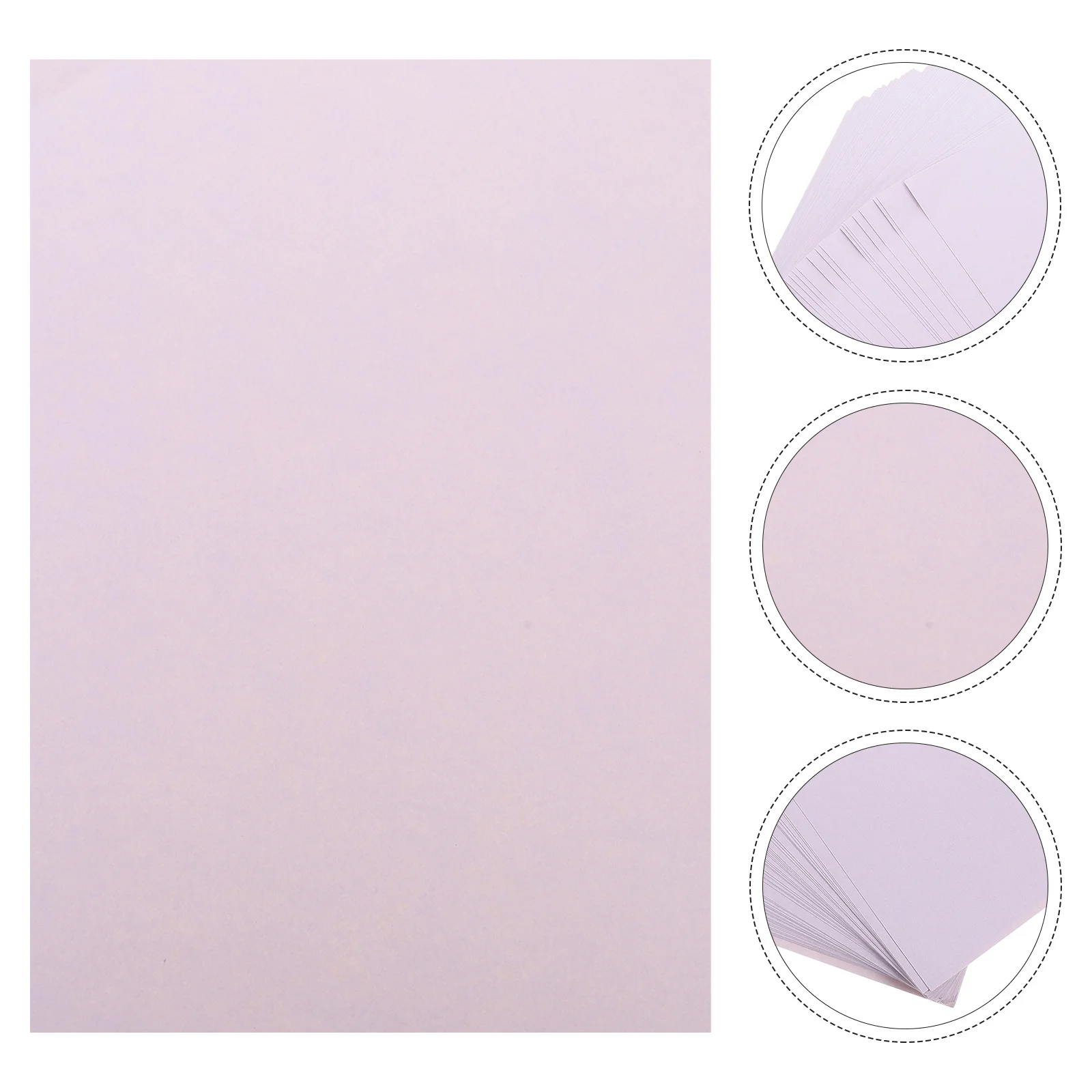 

50 Sheets Sticker Labels Self-adhesive Printing Paper for Printer Stickers Printable Ink Jet Address Violet