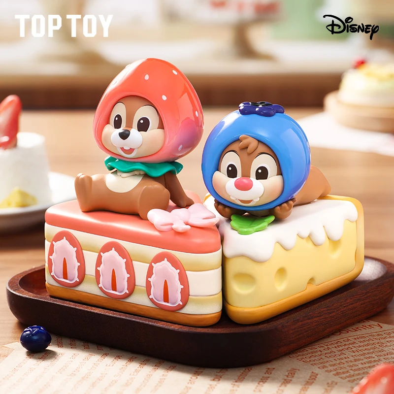 Disney Chip Dale Anime Blind Box Toy Dessert Adventure Series Model Ornament Toys Cute Good Friend Birthday Gifts