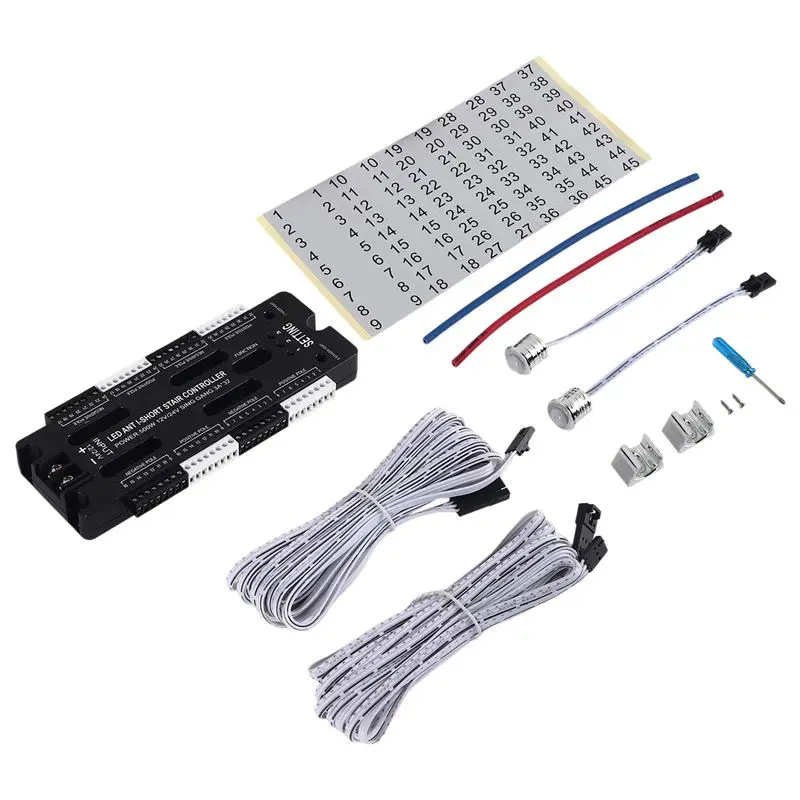 

Контроллер светодиодной ленты A93Z для лестниц, гибкая лента, внутренний датчик движения, 32 канала, регулируемая яркость, DC 12V 24V, для подсветки лестниц