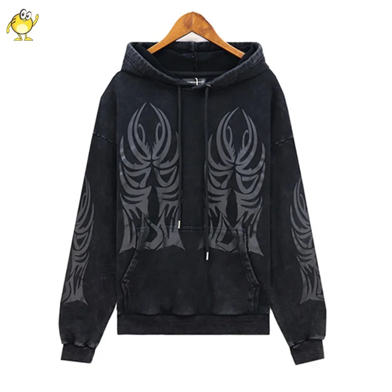 

Best Quality 2024FW WHO DECIDES WAR Hoodies 100% Cotton Sweatshirts Men Woman 1:1 Black Grey Purple Hooded Pullovers