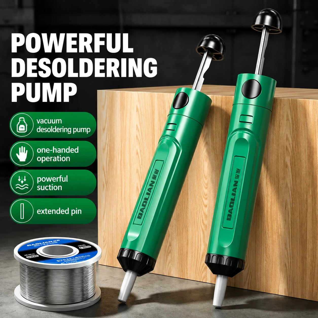 Vacuum Solder Suction Pump Portable Desoldering Tool Soldering Tin Remover Repair Hand Accessory