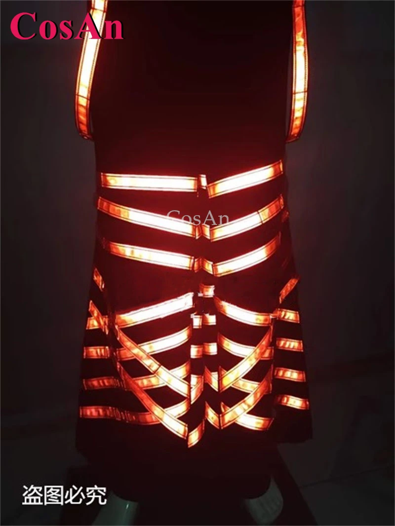 CosAn أنماط جديدة شبح الرقص السراويل البيضاء ملبورن شفل فات السراويل جرس قيعان مشرق تأثير عاكس بنطلون للجنسين