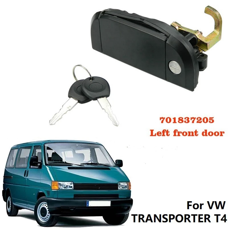 Car Outside Left Front Door Handle For TRANSPORTER T4 Transporter Syncro 1990-2004 701837205