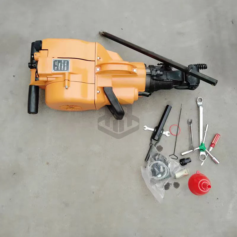 Portable Gasoline Jack Hammer Power Borehole Tool YN27C Rock Drill for Sale