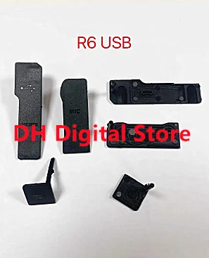 

NEW USB Rubber Lid Door for Canon EOS R6 HDMI-compatible MIC Cap Interface Cover Digital Camera Repair Part