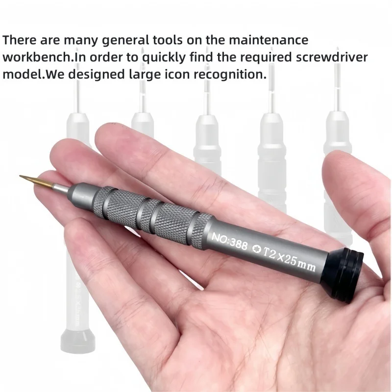 1pcs New screwdriver aviation aluminum handle extra-hard 388 for iphone samsung disassembly tool Hand Tools Set