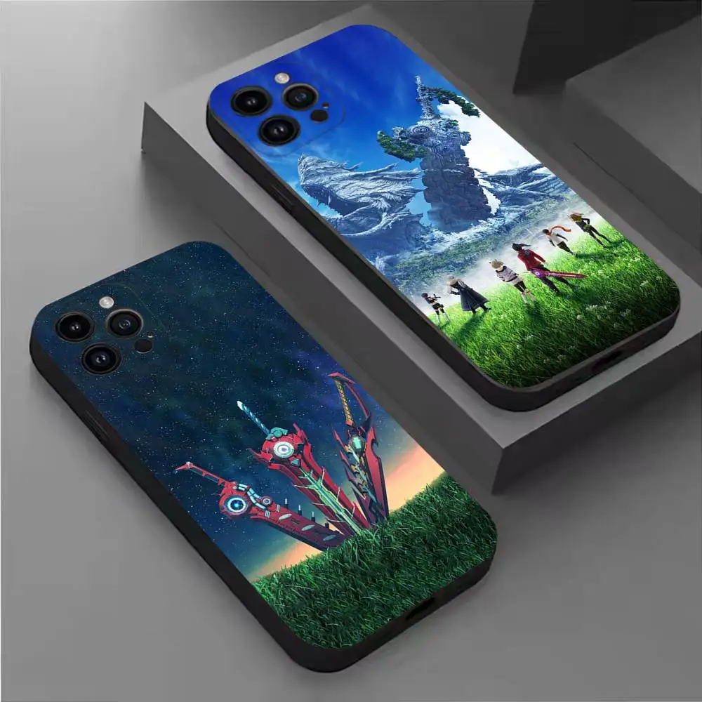 

Xenoblade Chronicles Phone Case For iPhone 17,16,15,14,13,12,11 Plus,Pro Max,XS,X,XR,SE,Mini,8,7,Soft Silicone Black Cover