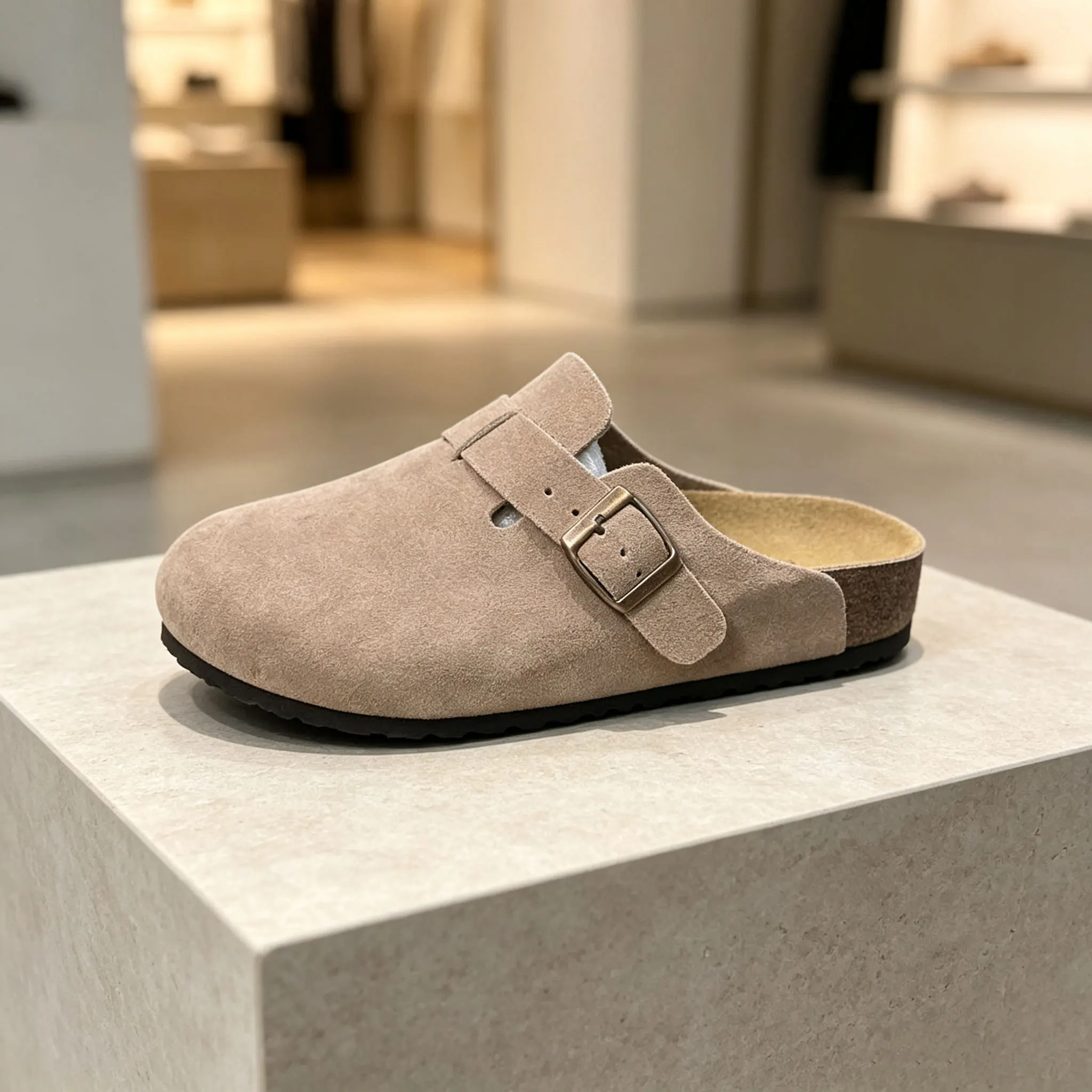 2026 New Fashion Leather Sandals for Men and Women Retro Casual Comfortable Anti-Slip Beach Shoes for Spring and Autumn