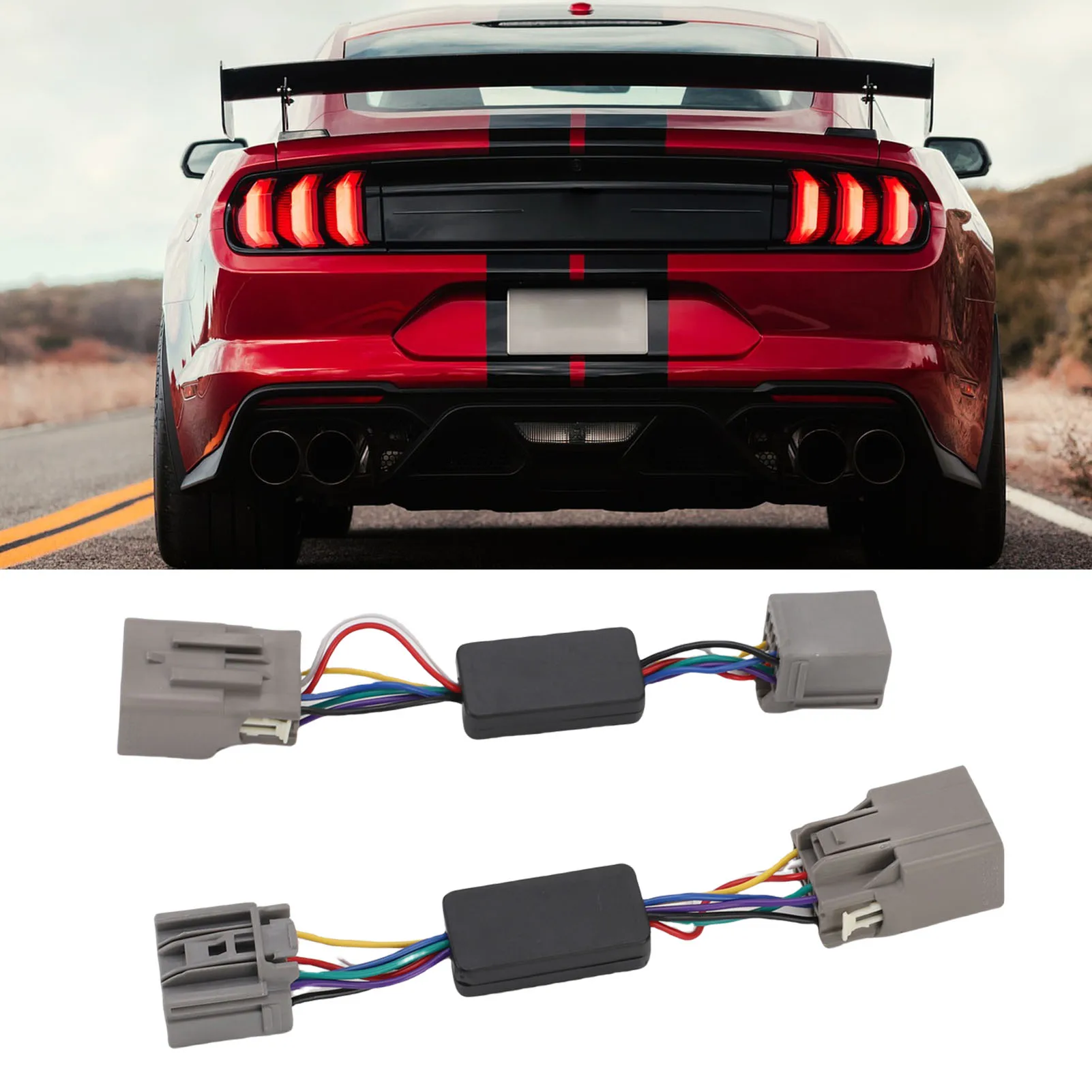 

Sequential Car Tail Light Relay Module DD3016 Brake Light Sequencer for Mustang 2010-2021 Tail Lamp Module Replacement
