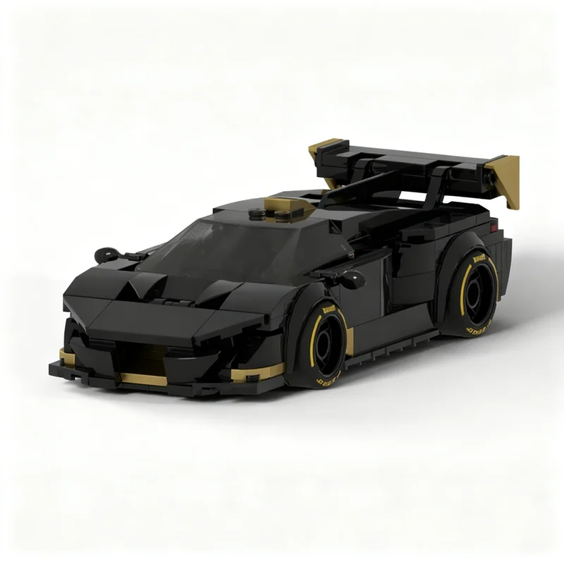

278PCS MOC City Champions Super Car Classic Supercar Hurac N Model Technology DIY Assembly Building Blocks Display Birthday Gift