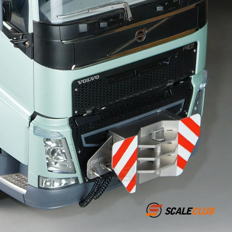 

Scaleclub 1/14 для Volvo FH16 металлический передний фаркоп с линейной трубкой для Tamiya Lesu Rc грузовик прицеп самосвал