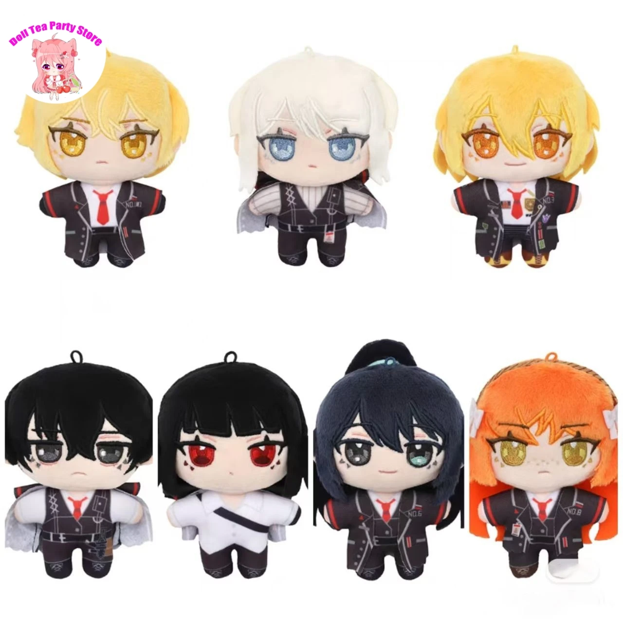 

10cm Anime Don Quixote Rodion Ryoshu Ishmael Plush Cotton Doll Print Body Backpack Pendan Toys Cosplay Dango Xmas Gift