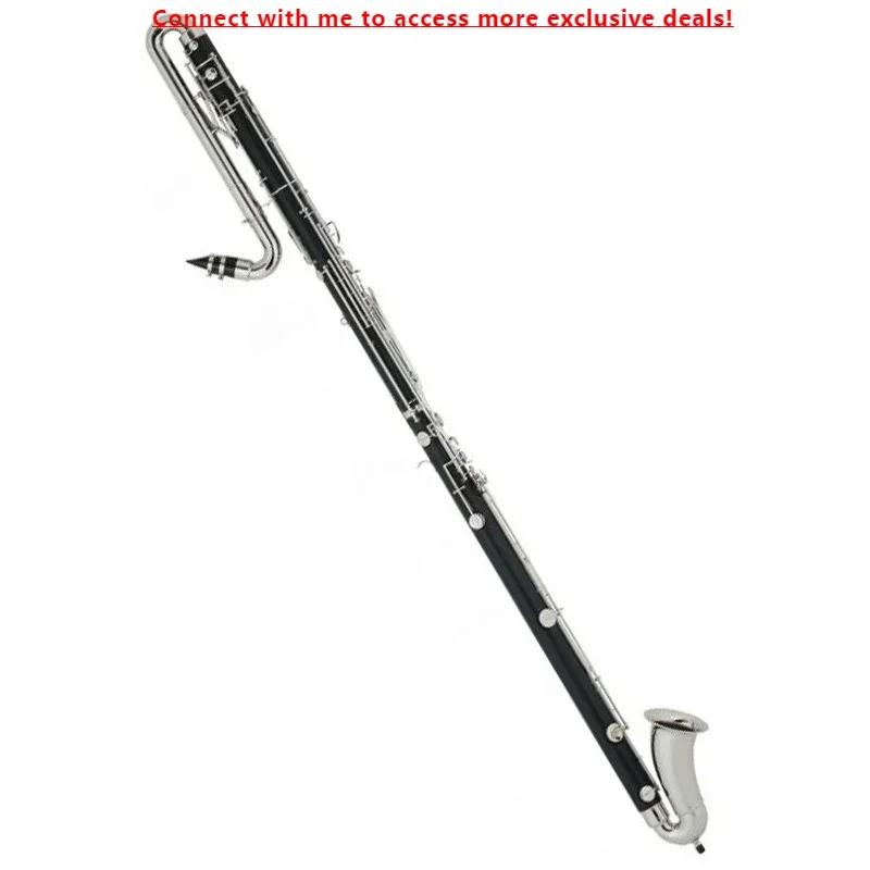 

SEASOUND EM Professional Low E 17 Silver Keys Contra Bass Clarinet JYCL306