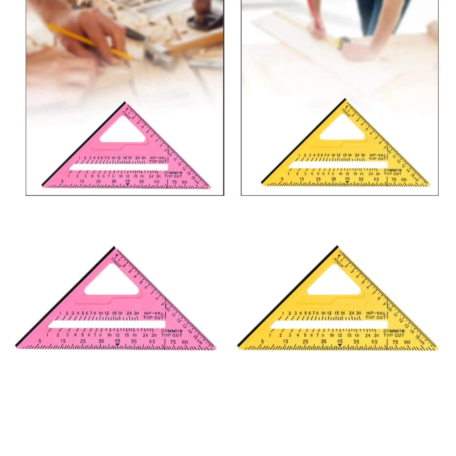 

Carpentry Triangle Ruler Measuring Gauging Right Angle Ruler for Industrial Carpenter Remodeling Projects Household Building