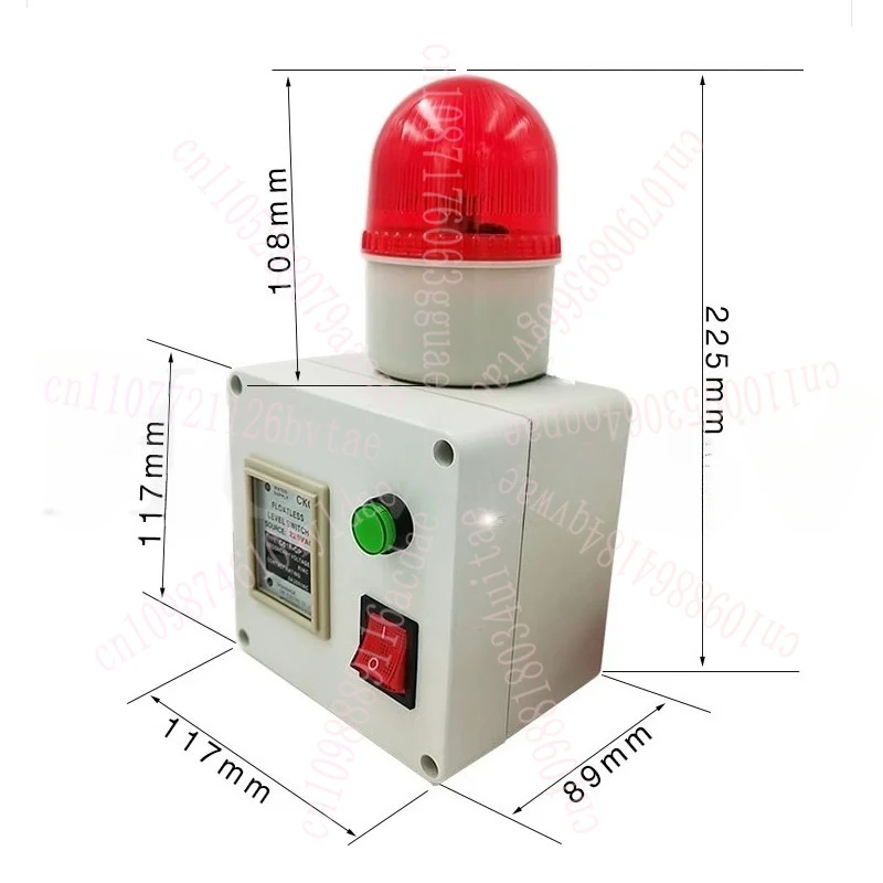 level alarm high and low water level reminder liquid level overflow, leaking, full water and lack of industrial
