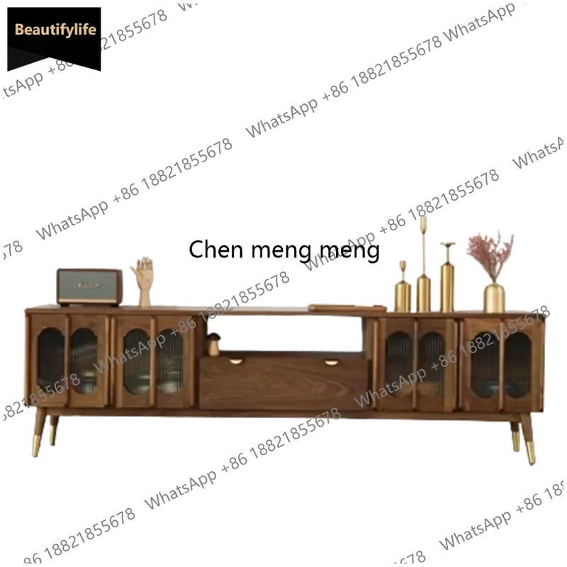 

Тумба под телевизор Q181 Nordic Entertainment Center, деревянная, для гостиной, с местом для хранения, мебель для дома, телевизионный шкаф