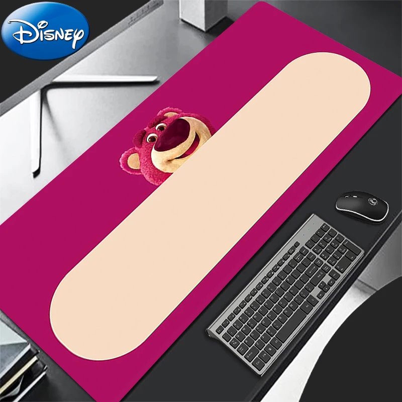 Gaming Mouse XXL Pad Anime PC Computer Gamer Desk Mouse Mat For Best Gift Office Laptop Kawaii S-Strawberrys Bear Lotso Mousepad