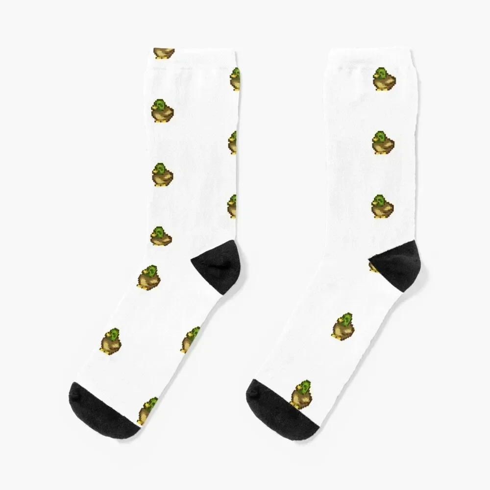 

Stardew Valley: Duck Socks Heating sock bright garter Stockings man sports and leisure Men Socks Women's