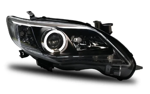 car bumper headlamp corolla headlight HID xenon 2011~2013y LED DRL altis car daytime running light corolla head light