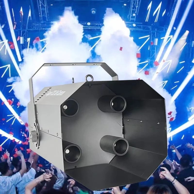 Dry ice CO2 jet machine with column smoke hose for fog effect