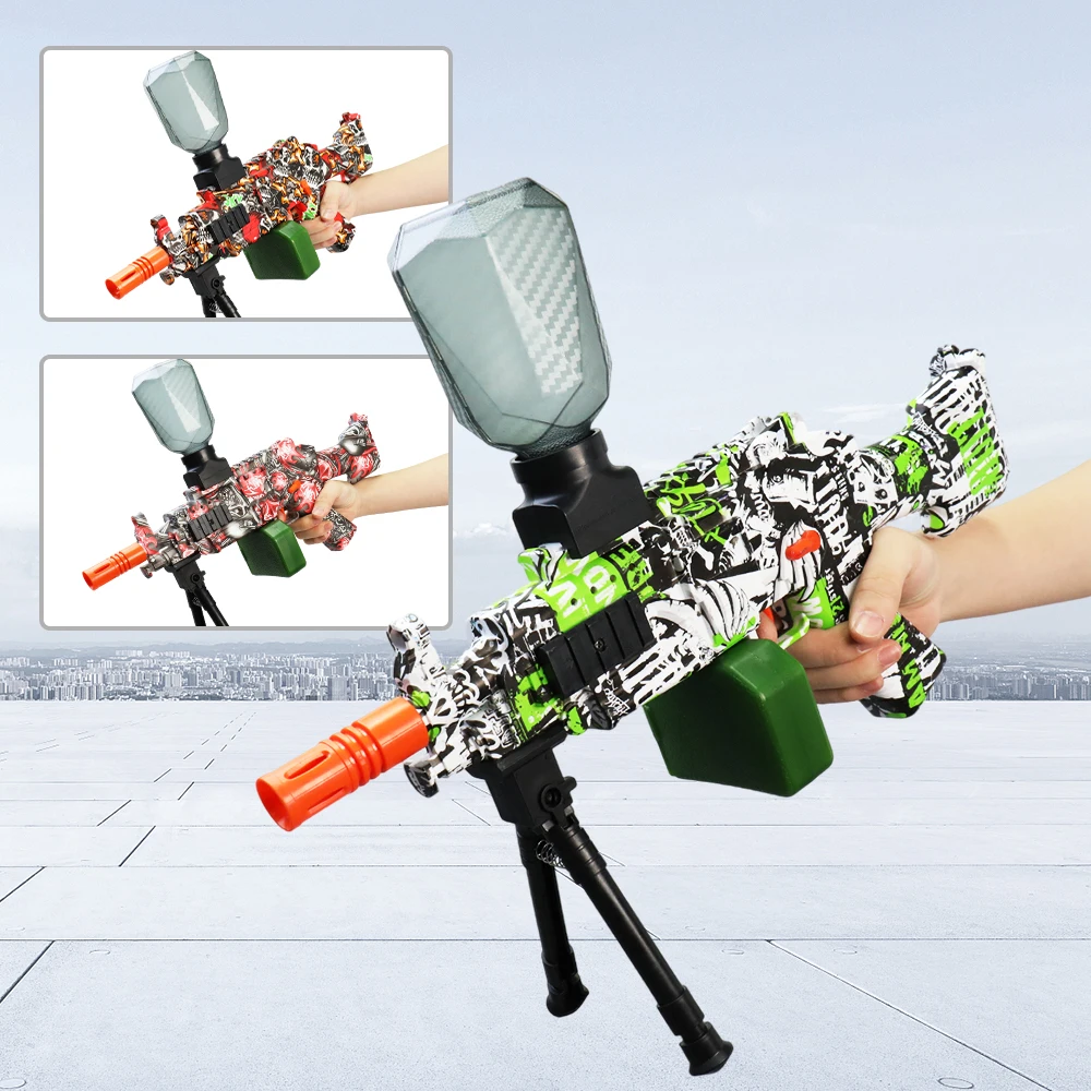 M249 Electric Gel Ball Blaster Toys,Splatter Ball Blaster for 14+,Outdoor Games Toys (gel ball not included)