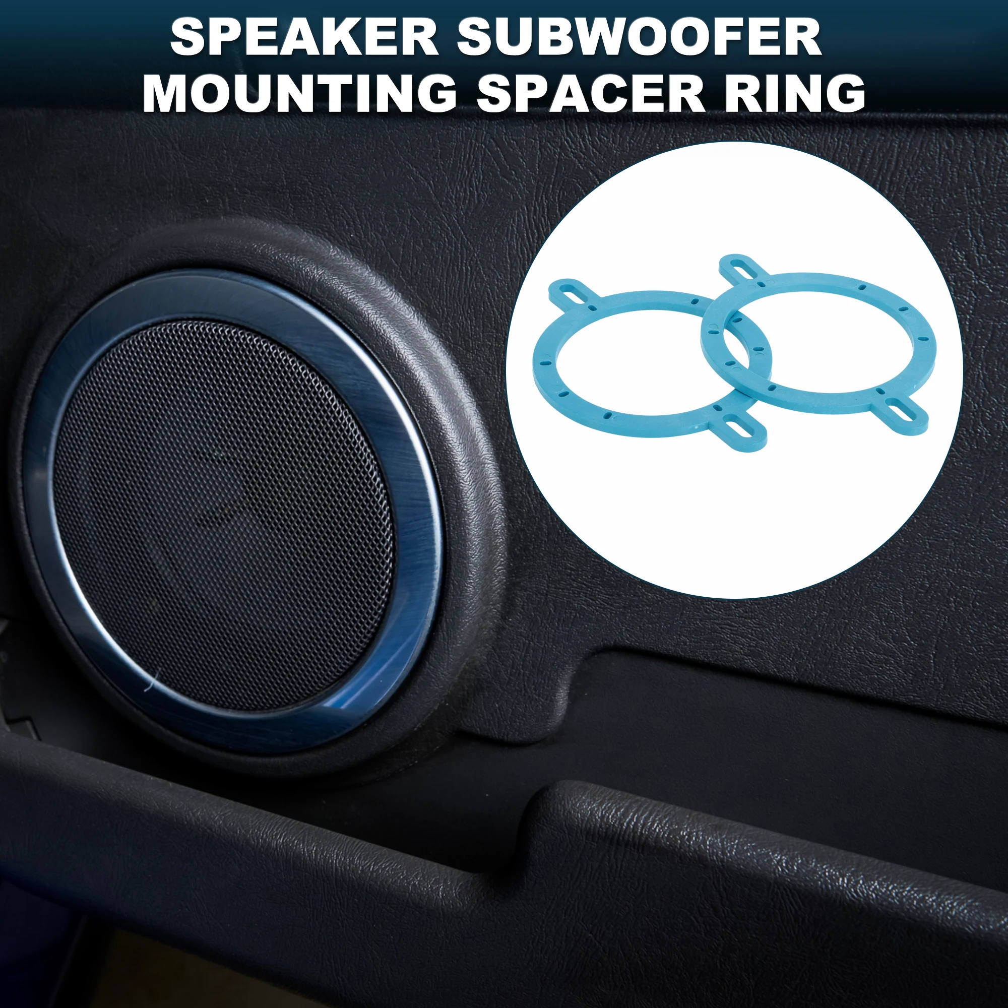 UXCELL Speaker Spacer Ring Midrange Speaker Spacer Adapter ABS 2 Pcs