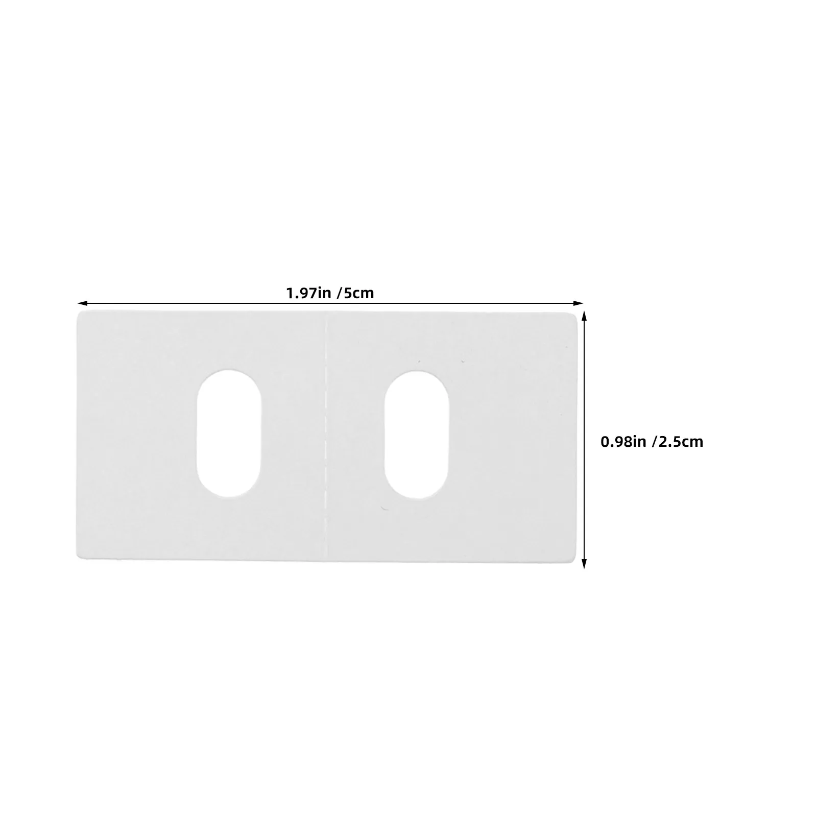 40Pcs Plastic Vertical Blind Repair Tabs Replacement Vane Savers Slat Fixers High Load Capacity Curtains