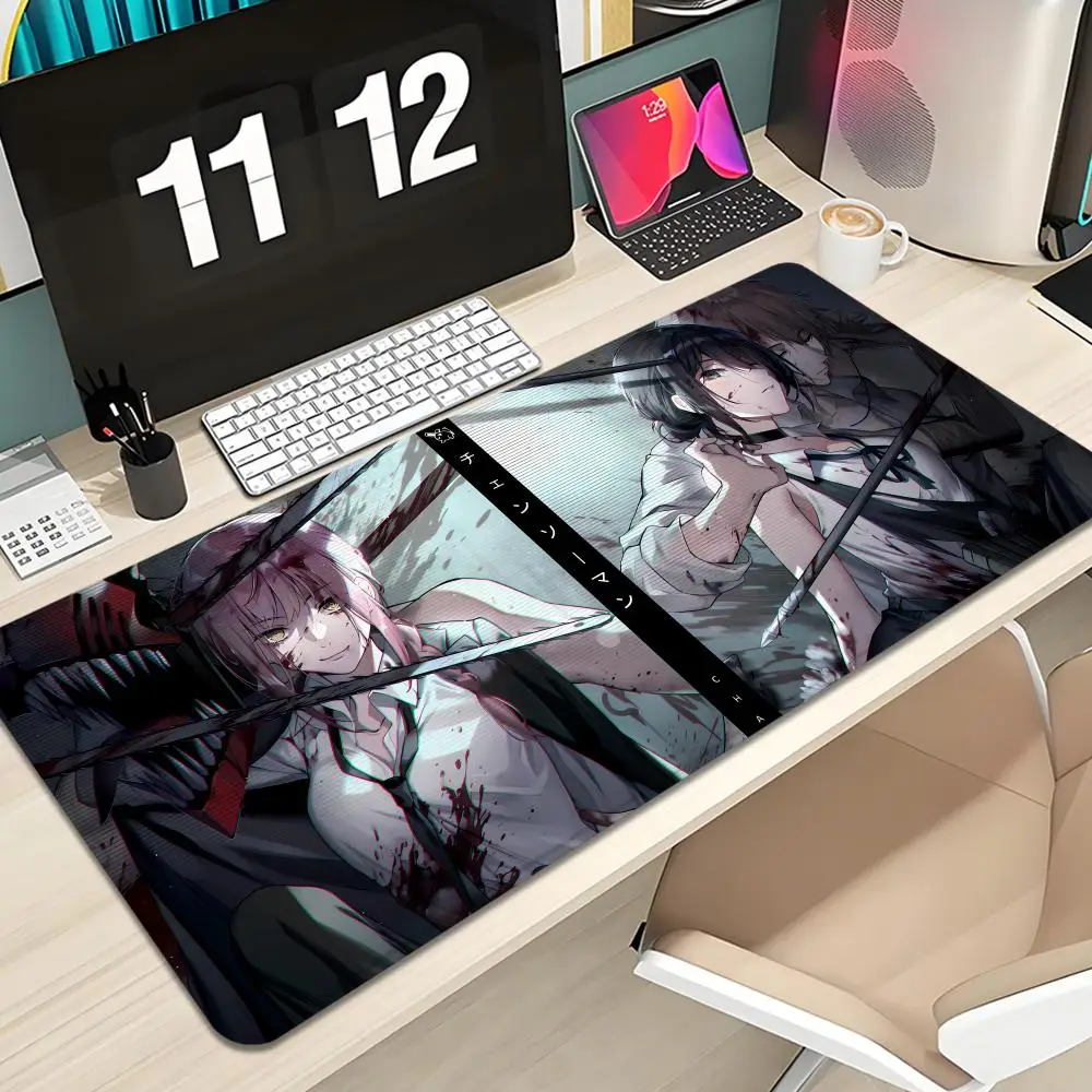 

Reze Chainsaw Man Mouse Pad Keyboard Mousepad large 600X300 mm Desk Mat PC Gaming High definition printing Table pad