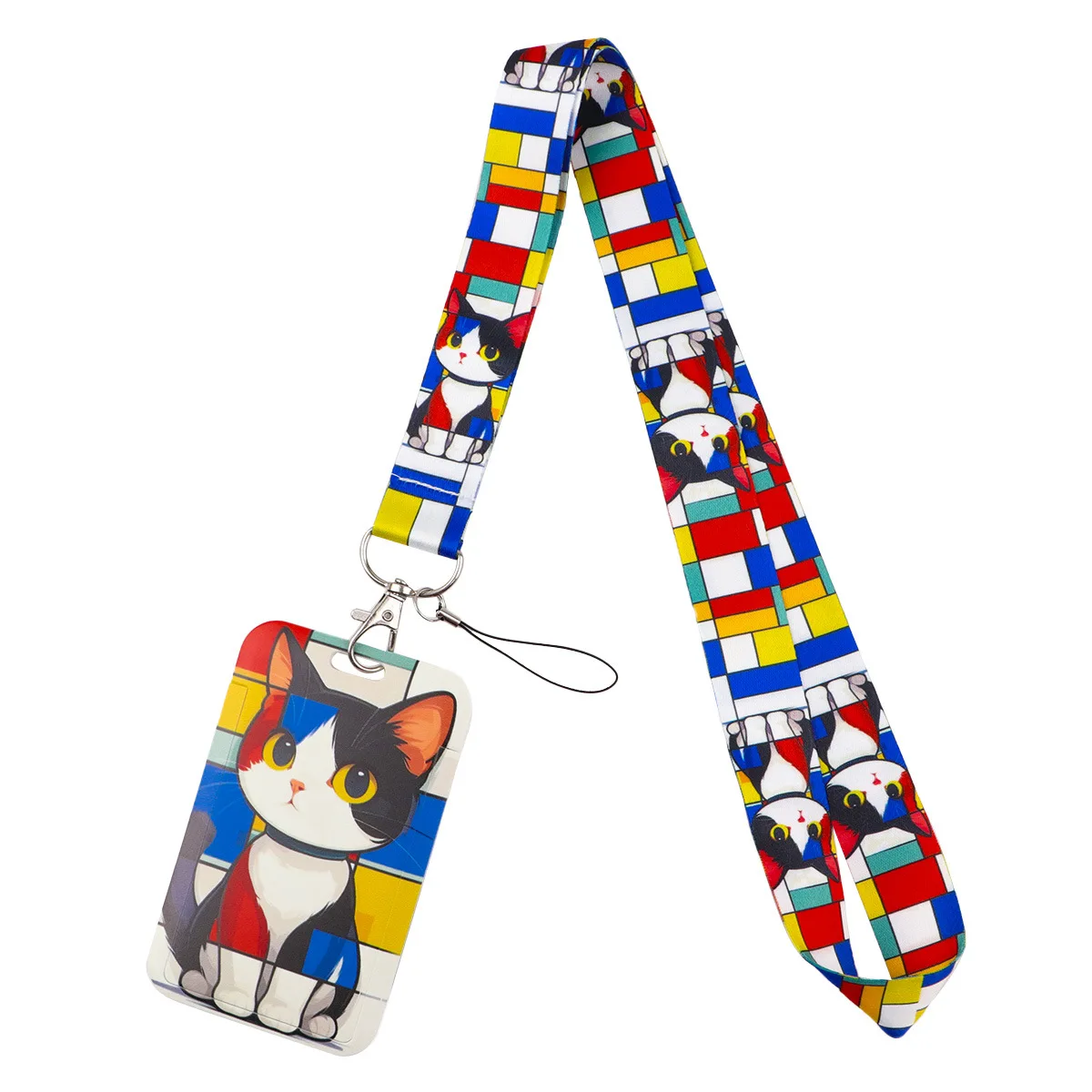 Starry Sky Cats Mobile Phone Lanyards for Key Neck Strap For Card Badge Gym Keychain Accessories Decoration Neck Strap Cute Gift