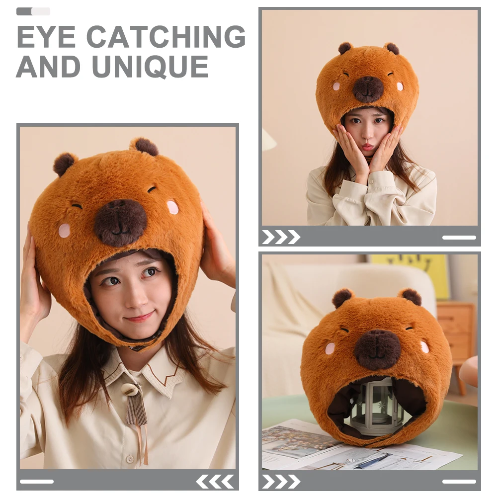 

Hat Animal Party Hats Cute Shape Headwear for Adults Festival Funny Costume Rabbit Hat Novelty Props