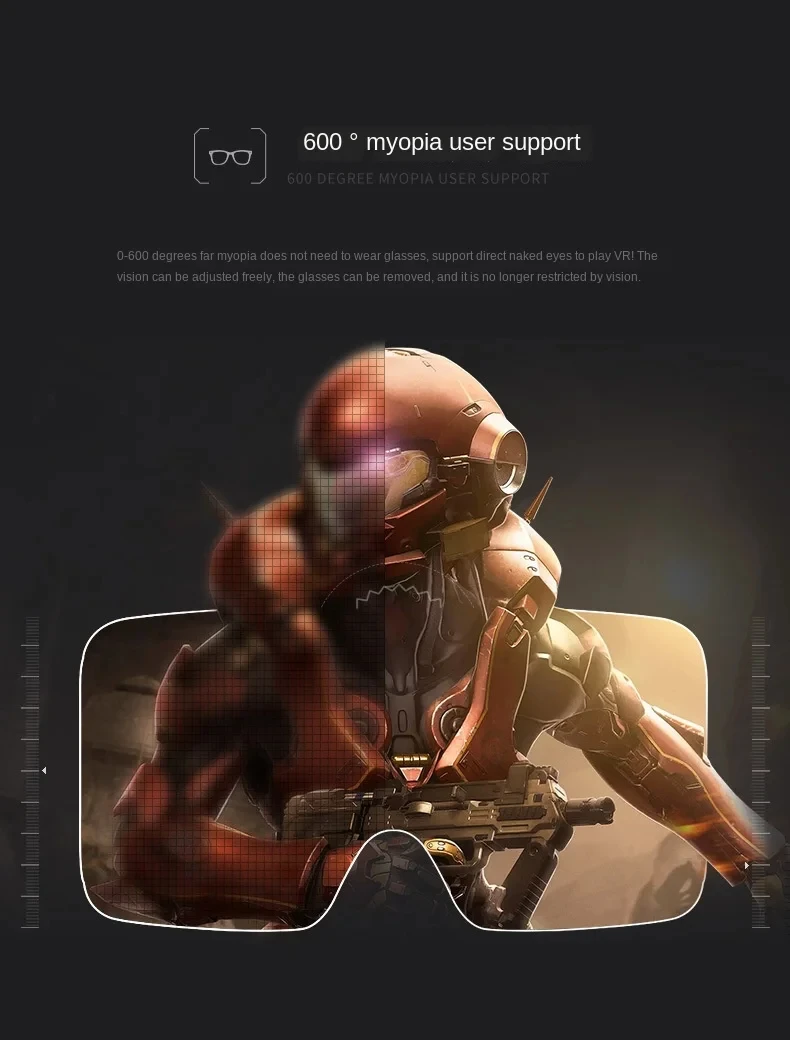 Original SC Ai06 2G+16G 2K HD Screen Smart AR Glasses Augmented Reality Support WIFI Bluetooth Operating System VR Glasses