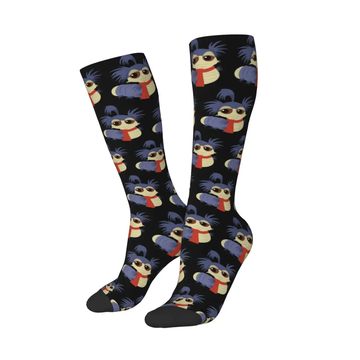 Ello! The Worm - Labyrinth Socks Harajuku High Quality Stockings All Season Long Socks for Man's Woman's Christmas Gifts