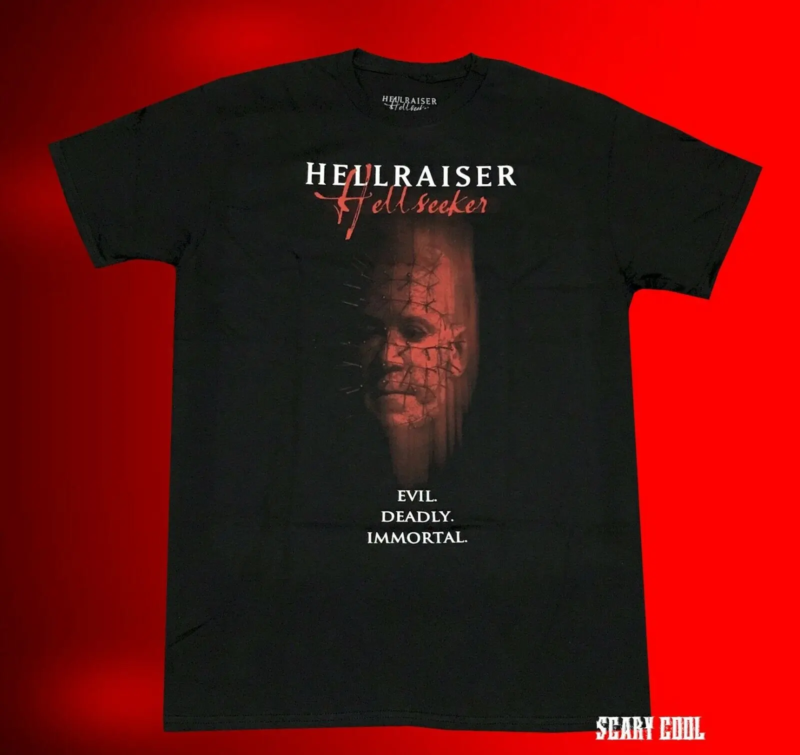 New Hellraiser Hell Seeker 2002 Black Mens Vintage T-Shirt