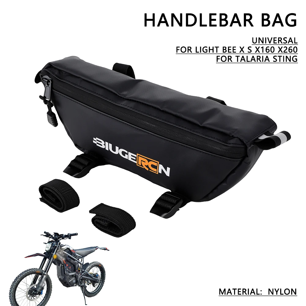 

Водонепроницаемая универсальная сумка на руль для электромотоциклов Talaria MX4/MX5/TL4000/TL5500 и мотоциклов Surron S X L1E