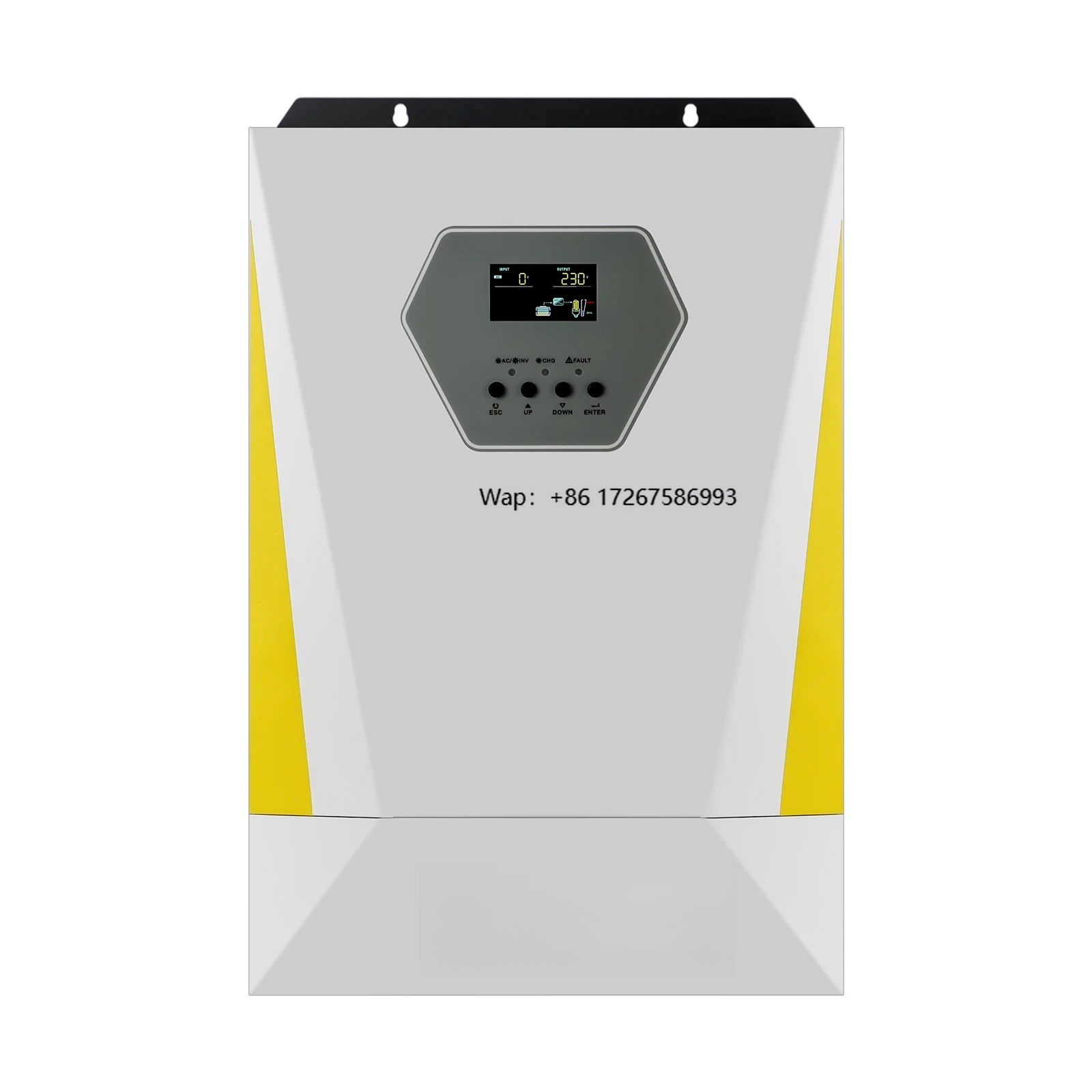 

Solar Inverter Hybrid 5.5kw 6.2kw Hybrid Shunt Inverter for 48VDC 220VAC Solar System Power Supply, Up to 9 Units in Parallel