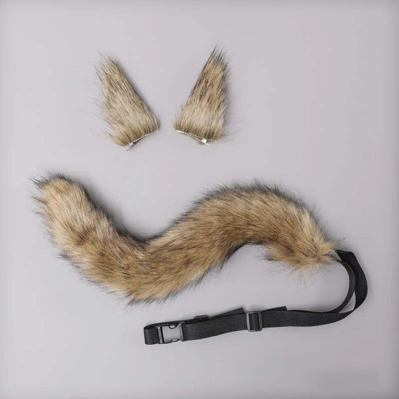 

Halloween Amazon Wish Explosion Bendable Regulation Prom Cosplay Faux Fur Fox Tail