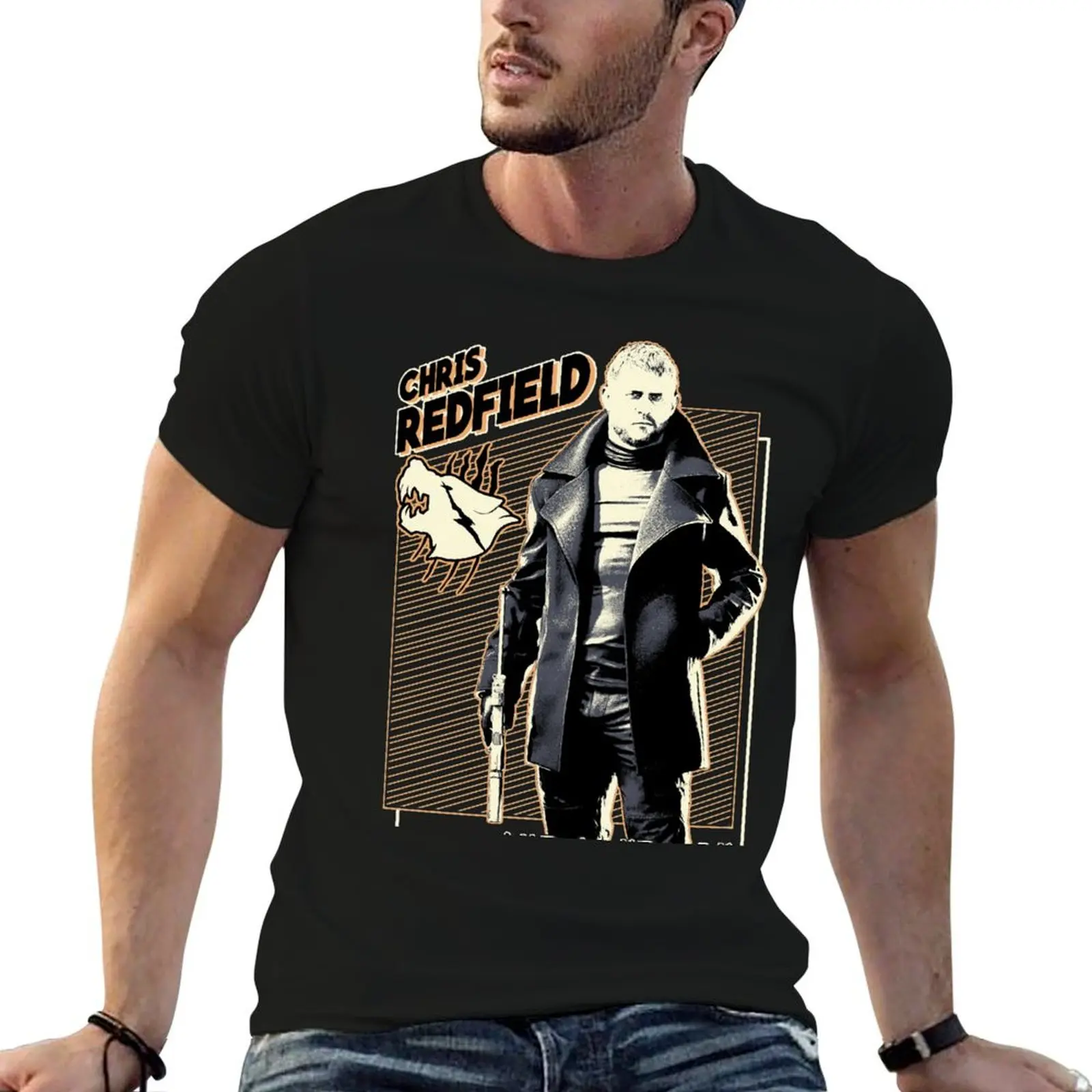 

t shirts Chris shirt prints pack with Hound Squad T-Shirt cotton t Redfield Wolf