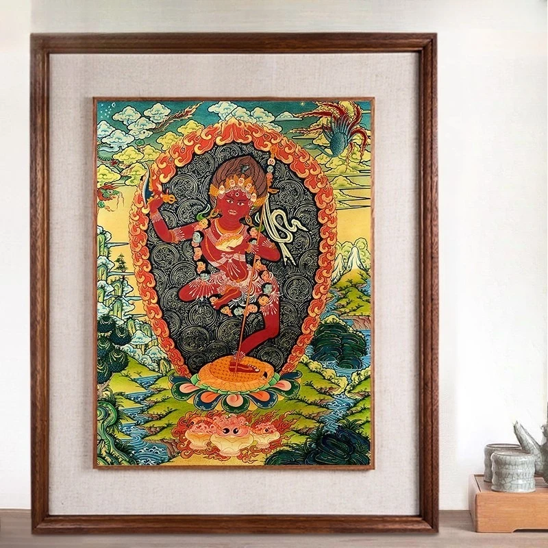 Hand-painted thangkas, Nepalese mineral paints