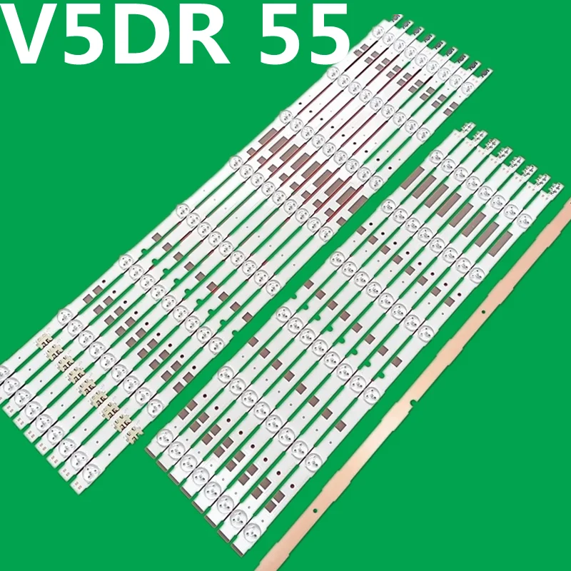 

18PCS LED Strip V5DR_550SCA_R0 V5DR_550SCB_R0 BN96-38481A BN96-38482A UE55JU6800K UE55JU6870U UN55JS7000 UE55JS7200 UA55JS7200