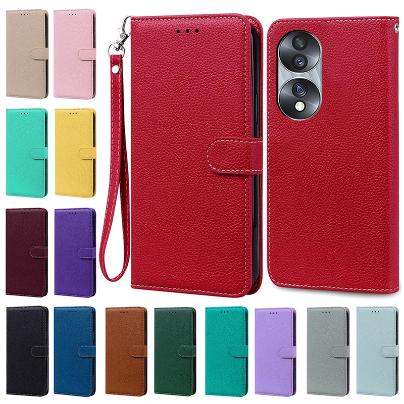 

Case For Honor 70 5G Cover For Honor 70 Pro Luxury Leather Wallet Flip Cases For Huawei Honor 70 Lite Honor70 Pro Plus Fundas