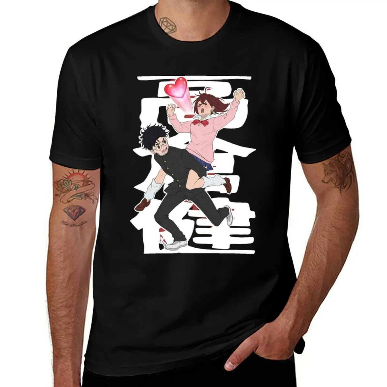 

dandadan okarun and momo T-Shirt summer tops Blouse boys whites mens fashion