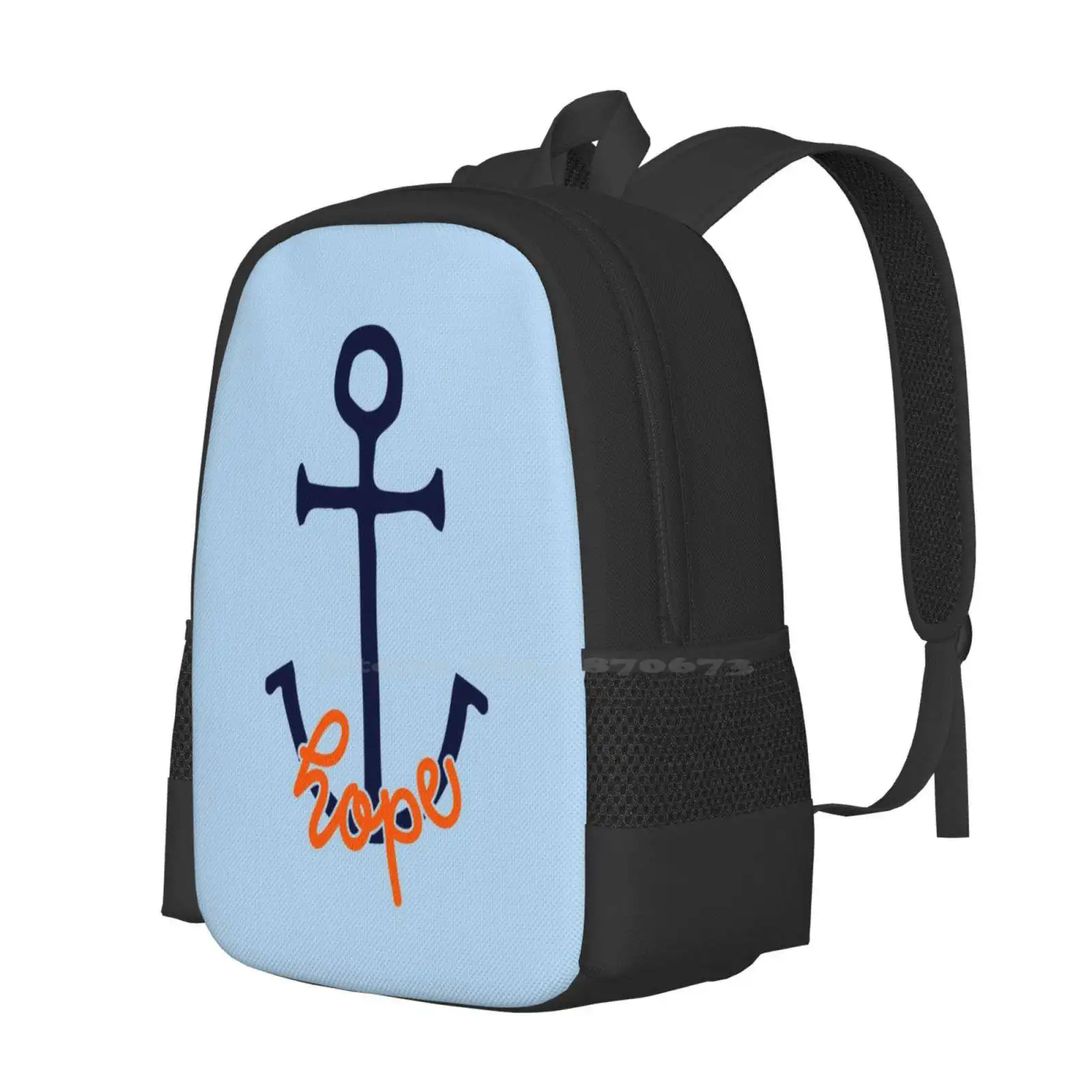 Hope College Anchor School Bag Big Capacity Backpack Laptop Hope College Holland Hopeys Hope Dutch