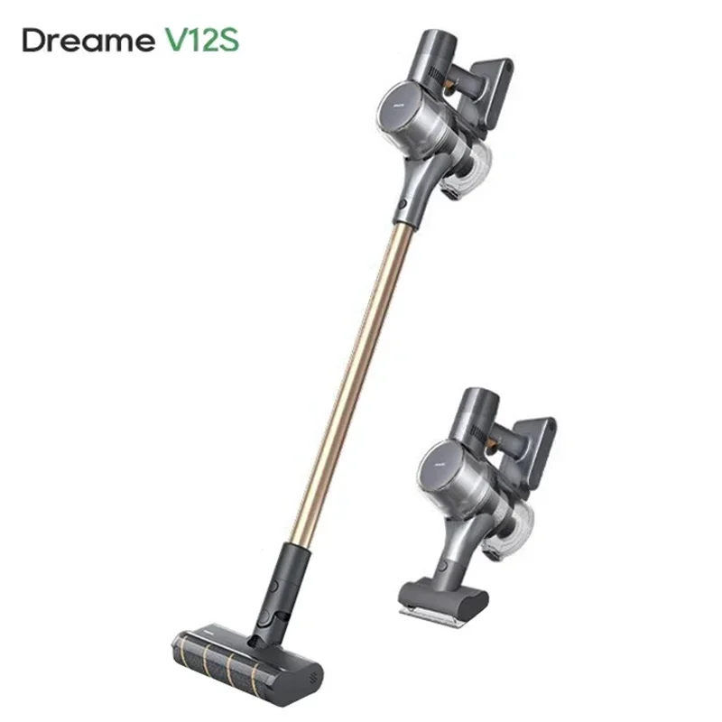 

Dreame V12S Wireless Handheld Vacuum Cleaner with Green Light Optical Cleaning 185AW Powerful Suction Cordless Vacuum Cleaner